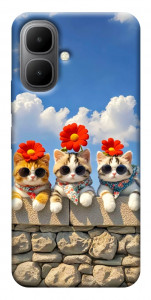 Чехол Flower cats для Infinix Smart 10