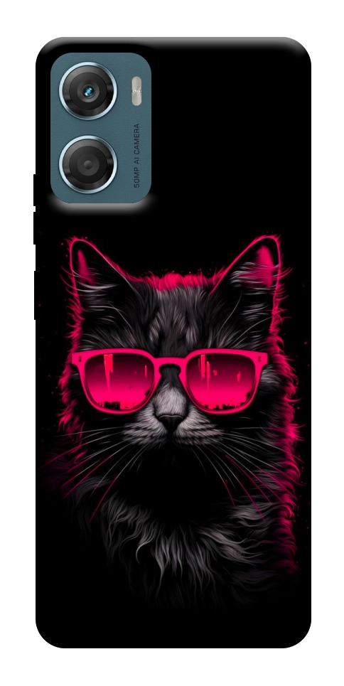 Чехол Cyberpunk cat для Motorola Moto G06