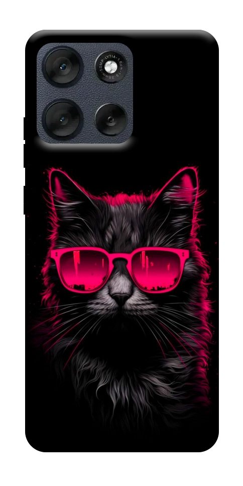 Чехол Cyberpunk cat для Motorola Moto G56 5G
