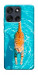 Чехол Cat swimming для Motorola Moto G56 5G