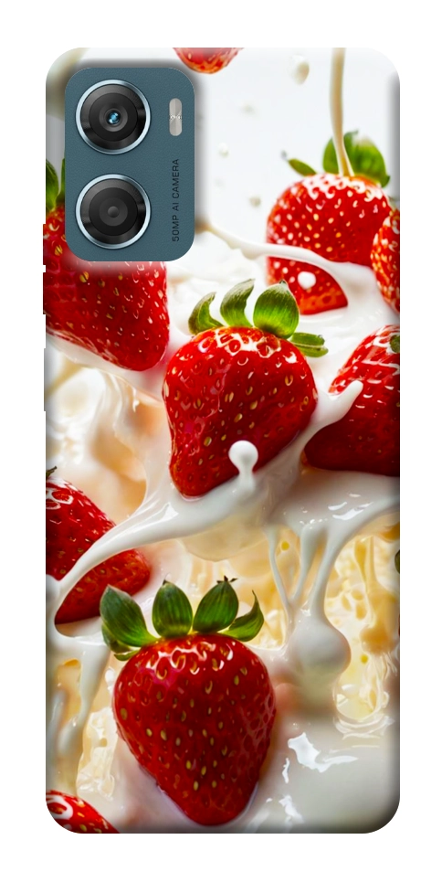 Чехол Strawberry and cream для Motorola Moto G06