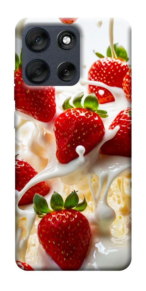 Чехол Strawberry and cream для Motorola Moto G56 5G