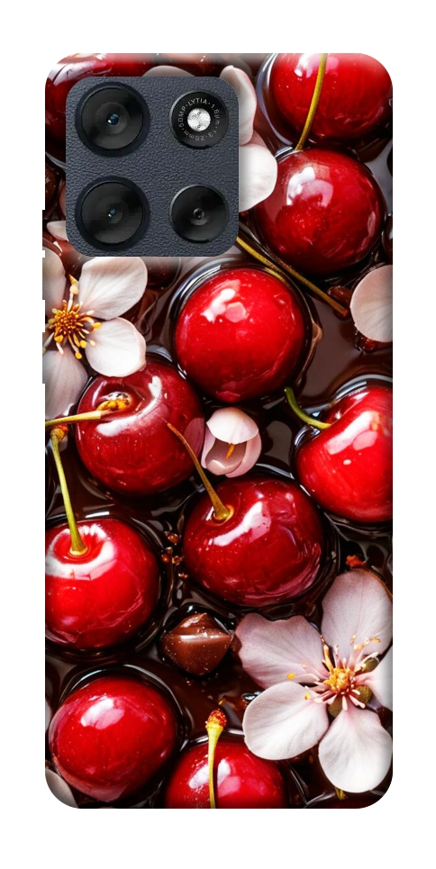 Чехол Черешня для Motorola Moto G56 5G