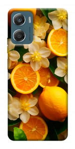 Чехол Лимоны и цветы для Motorola Moto G06