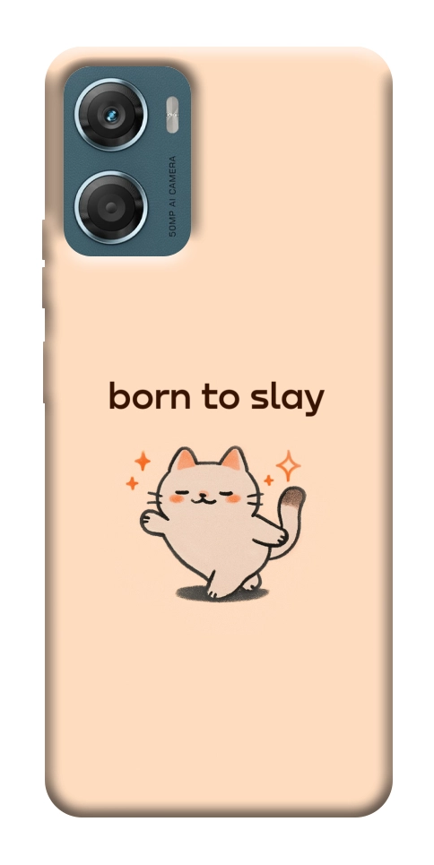 Чехол Born to slay для Motorola Moto G06