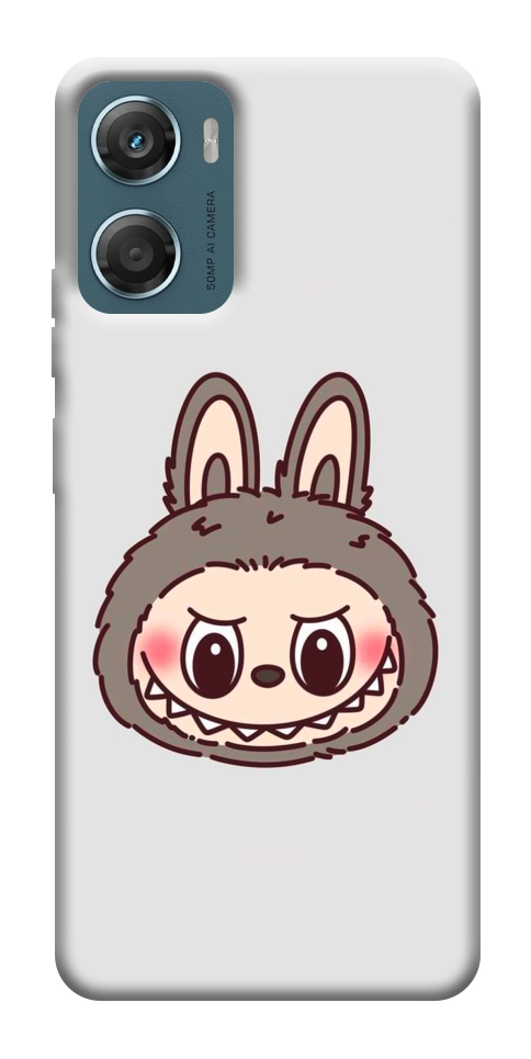 Чехол Labubu grey для Motorola Moto G06