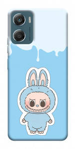 Чехол Labubu blue для Motorola Moto G06