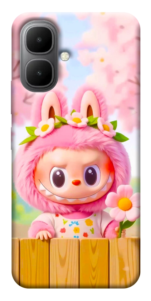 Чехол Labubu flower для Infinix Smart 10