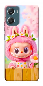 Чехол Labubu flower для Motorola Moto G06