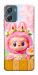 Чехол Labubu flower для Motorola Moto G06