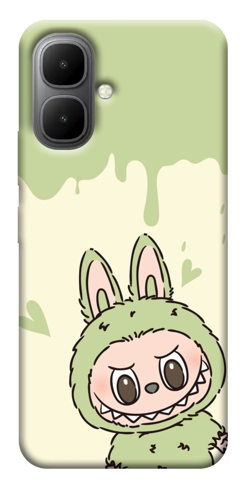 Чехол Labubu green для Infinix Smart 10