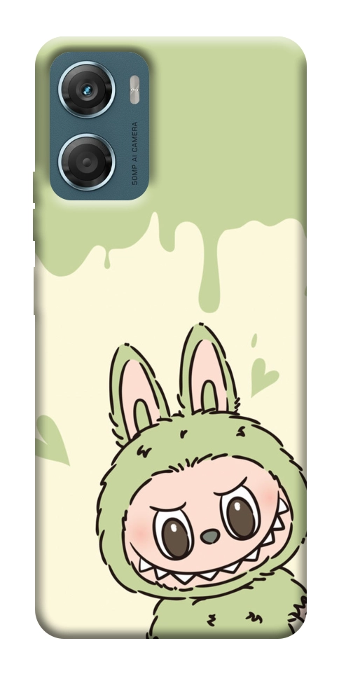 Чехол Labubu green для Motorola Moto G06