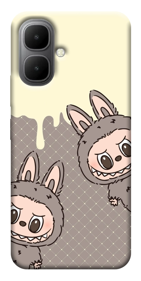 Чехол Labubu twins для Infinix Smart 10