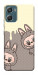 Чехол Labubu twins для Motorola Moto G06