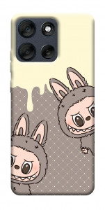 Чехол Labubu twins для Motorola Moto G56 5G