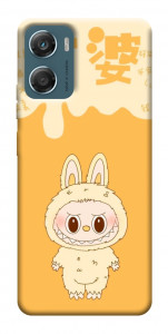 Чехол Yellow labubu для Motorola Moto G06