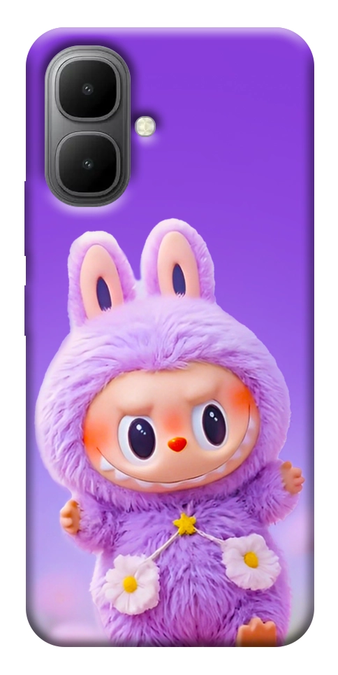 Чехол Labubu purple для Infinix Smart 10