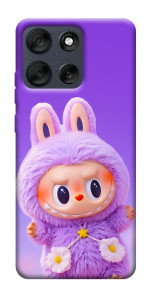 Чехол Labubu purple для Motorola Moto G56 5G