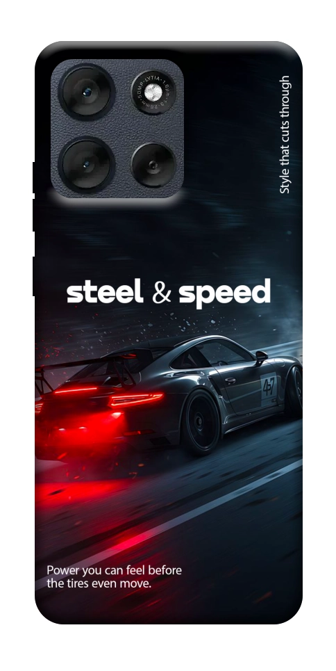 Чехол Black and red care для Motorola Moto G56 5G