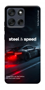 Чехол Black and red care для Motorola Moto G56 5G