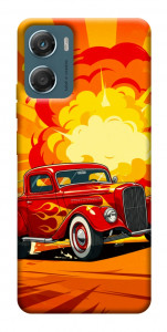 Чохол Retro comics car для Motorola Moto G06