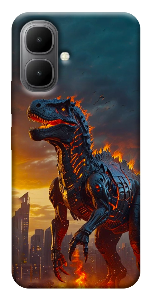 Чехол Fire dino для Infinix Smart 10