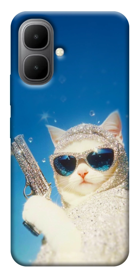Чехол Diamond kitty для Infinix Smart 10
