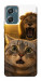 Чехол Shocked cat and lion для Motorola Moto G06