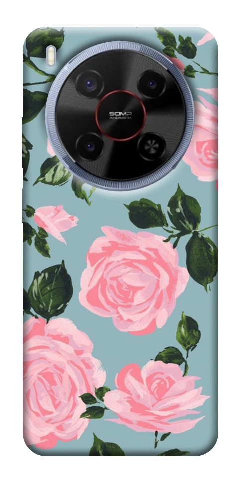 Чехол Розовый принт для ZTE Nubia V70 Max