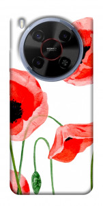 Чехол Акварельные маки для ZTE Nubia V70 Max