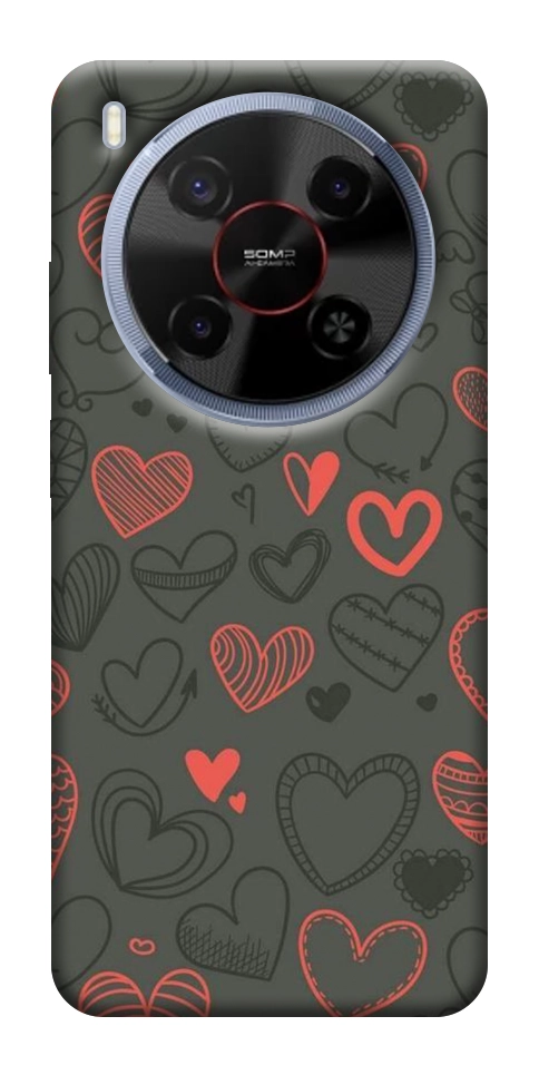 Чохол Милі серця для ZTE Nubia V70 Max