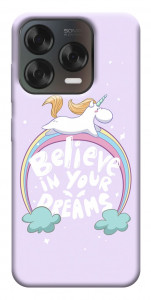Чохол Believe in your dreams unicorn для ZTE Nubia V70 Design
