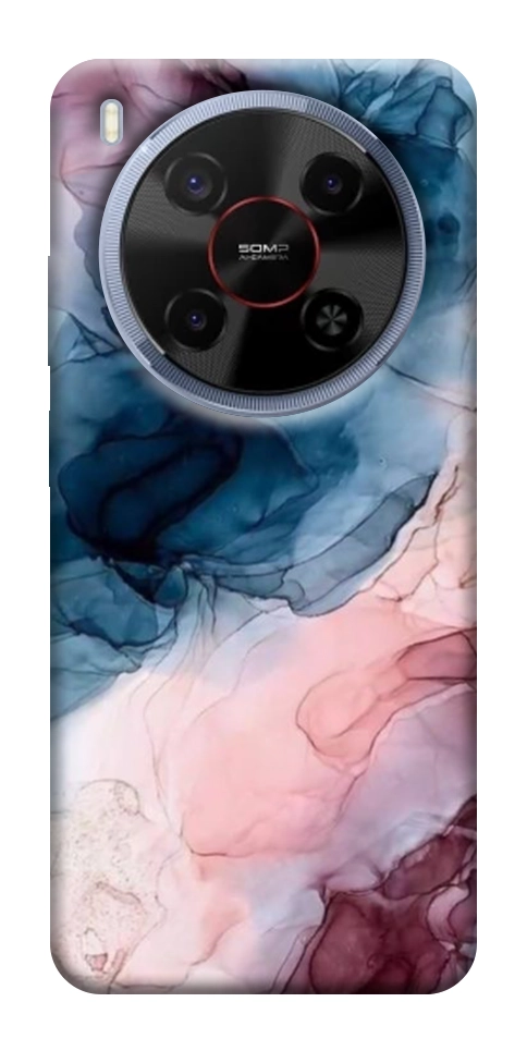 Чехол Розово-голубые разводы для ZTE Nubia V70 Max