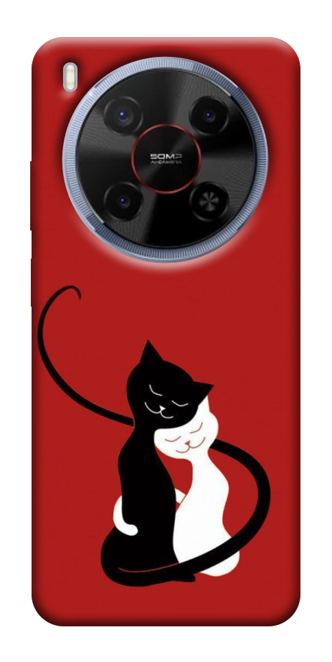 Чехол Влюбленные коты для ZTE Nubia V70 Max