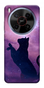 Чехол Кот и бабочка для ZTE Nubia V70 Max