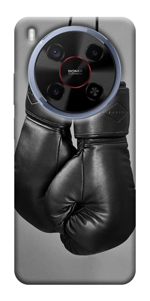 Чехол Черные боксерские перчатки для ZTE Nubia V70 Max
