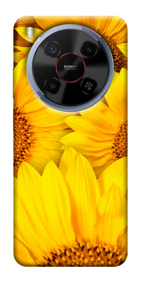 Чохол Букет соняшників для ZTE Nubia V70 Max