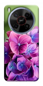 Чохол Мереживна гортензія для ZTE Nubia V70 Max