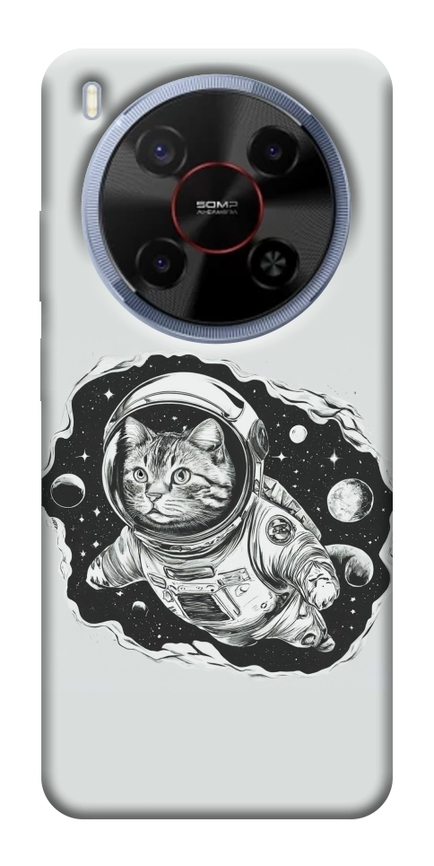 Чехол Кот космонавт для ZTE Nubia V70 Max