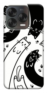 Чохол Чорно-білі коти для ZTE Nubia V70 Design