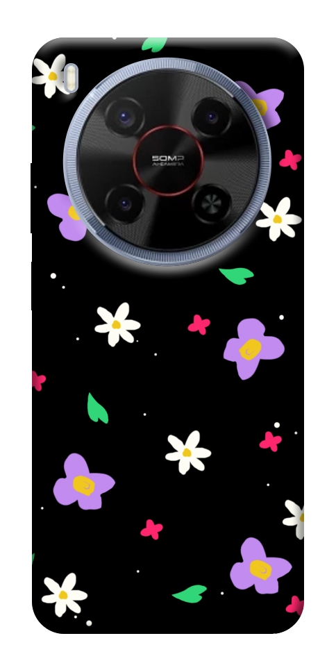 Чехол Цветы и лепестки для ZTE Nubia V70 Max