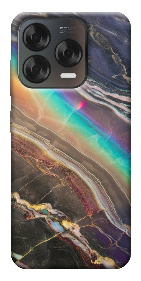 Чохол Райдужний мармур для ZTE Nubia V70 Design