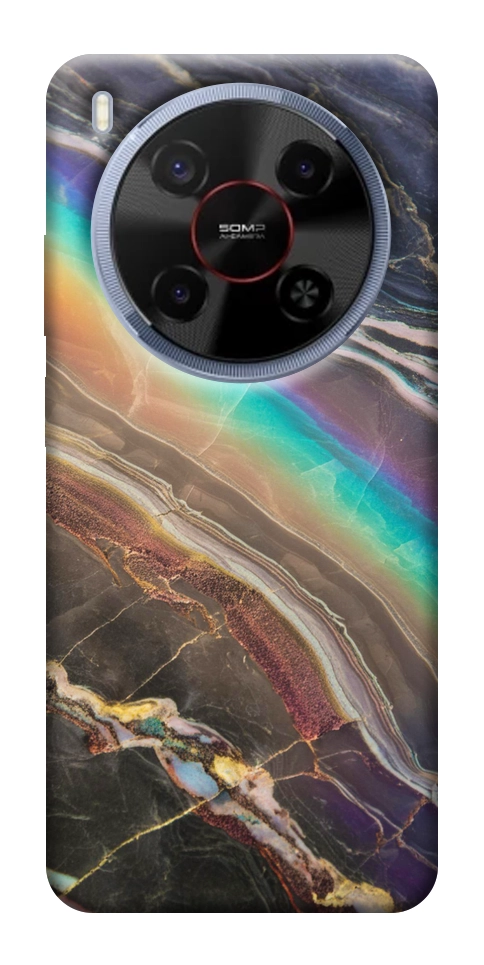 Чехол Радужный мрамор для ZTE Nubia V70 Max