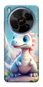 Чохол Білий дракоша для ZTE Nubia V70 Max