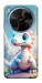 Чехол Белый дракоша для ZTE Nubia V70 Max
