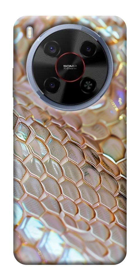 Чехол Gold snake skin для ZTE Nubia V70 Max