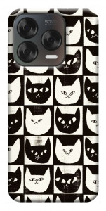 Чохол Котячі шахи для ZTE Nubia V70 Design