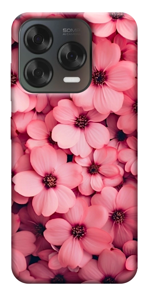 Чохол Pink flowers для ZTE Nubia V70 Design