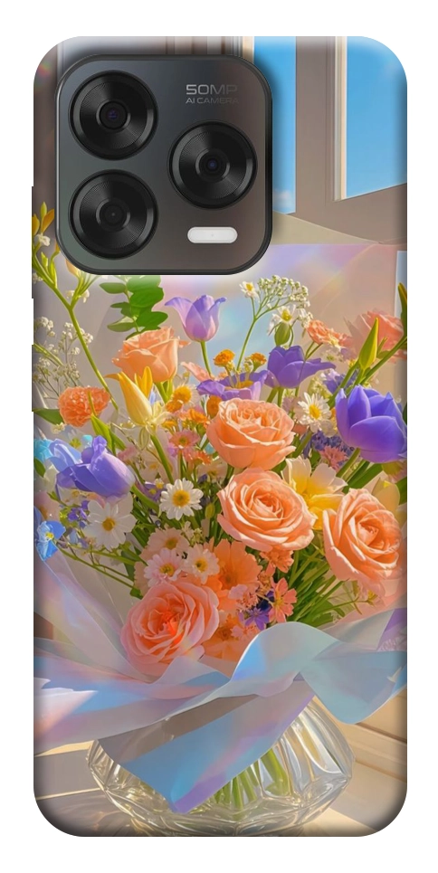 Чохол Яскравий букет для ZTE Nubia V70 Design