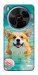 Чехол Swimming corgi для ZTE Nubia V70 Max